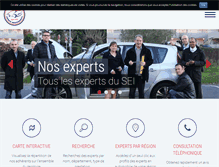 Tablet Screenshot of experts-auto-independants.com